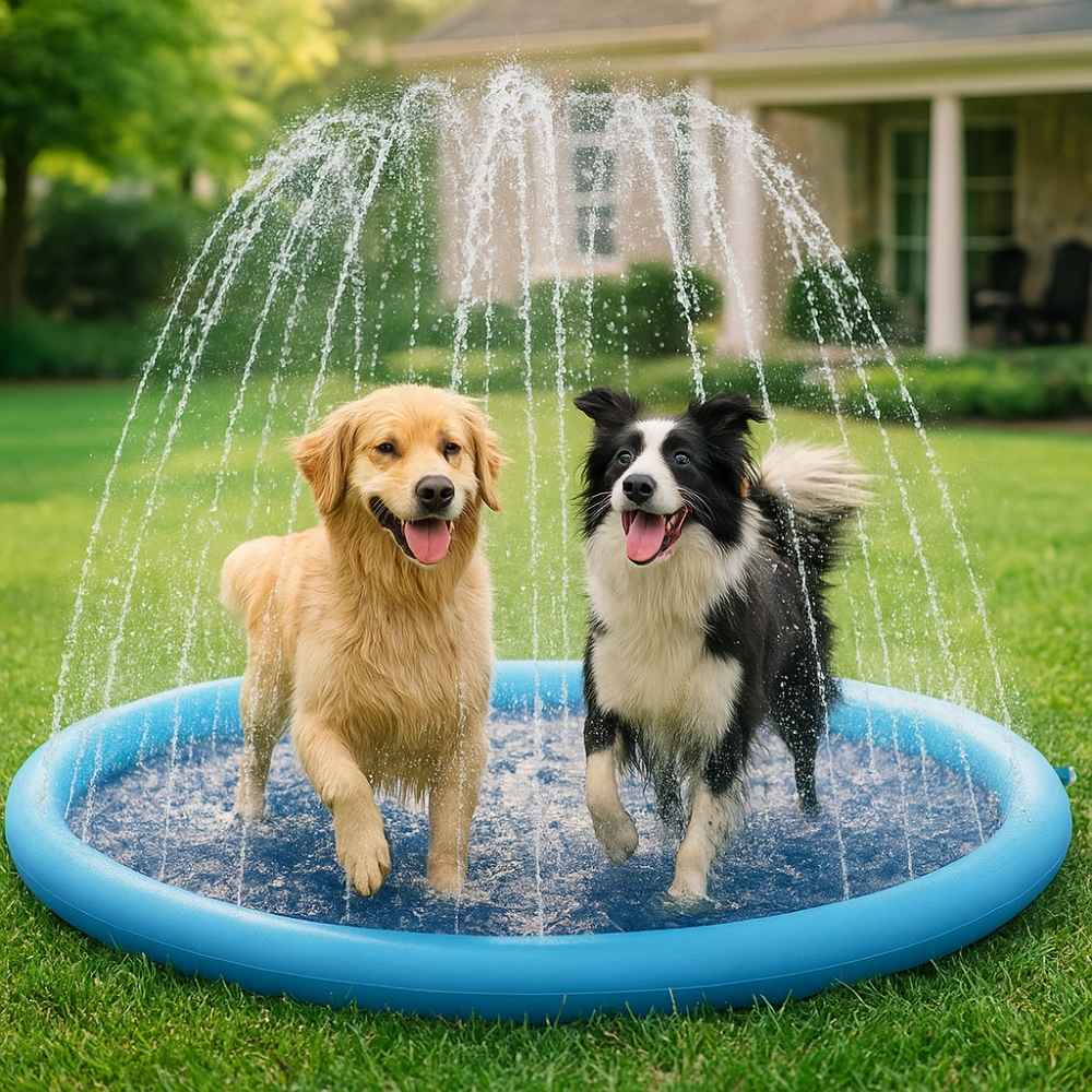 FluffyDen™ Splash Pad for Kids and Pets