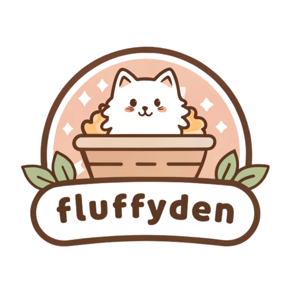 FluffyDen™ Logo – Cozy Pet Products for Cats and Dogs