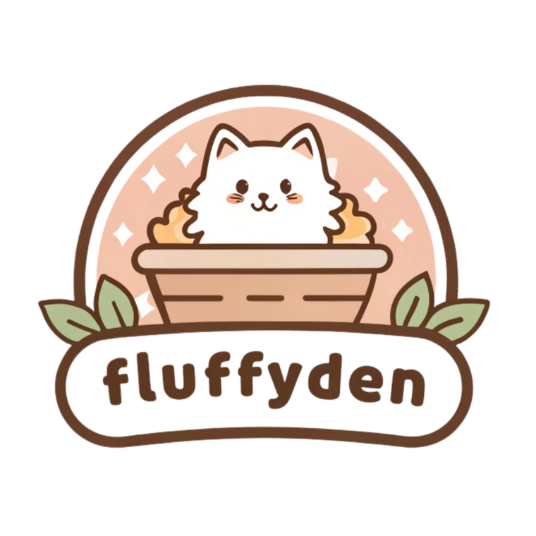 FluffyDen™ Logo – Cozy Pet Products for Cats and Dogs