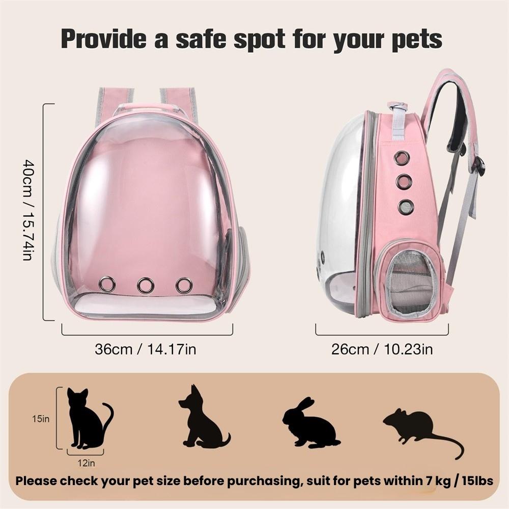 FluffyDen™ Clear View Pet Backpack