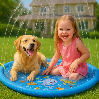 FluffyDen™ Splash Pad for Kids and Pets